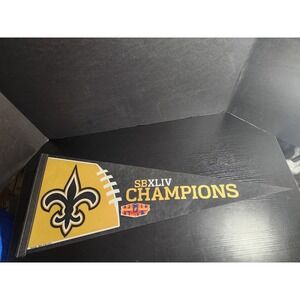 New Orleans Saints SBXLIV Super Bowl Champions‎ Pennant Banner WinCraft NFL USA